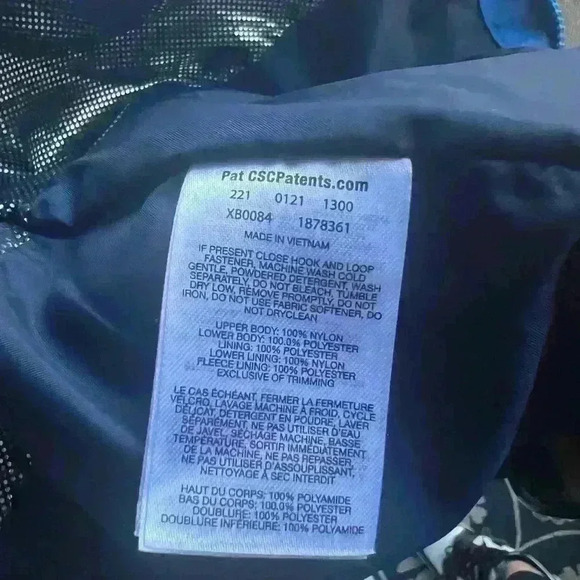 Columbia Omnitech Youth Boys Bugaboo II Bright Indigo Jacket, Large - Picture 9 of 10